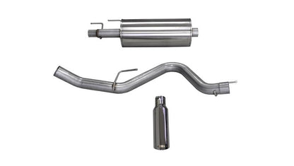 CORSA Performance Corsa 2015-2020 Ford F-150 EcoBoost Cat-Back Single Side Exit w/ 4.0in Polished Tip