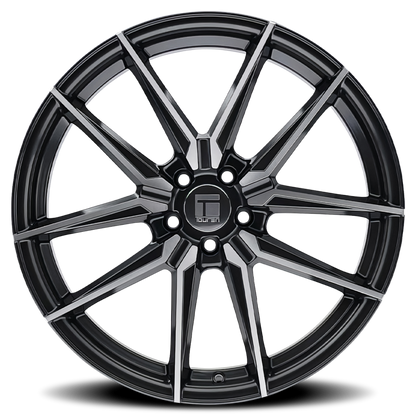 Touren 3294 TR94 18x8 / 5x114.3 BP / 35mm Offset / 73.1mm Hub Gloss Graphite Brushed w/ Dark Wheel
