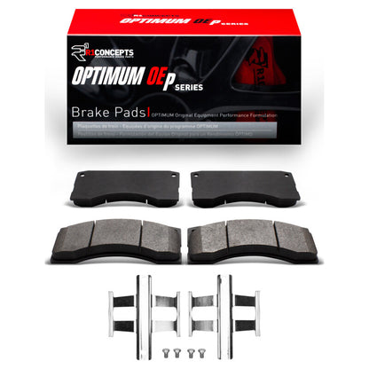 R1 Concepts R1 86-92 Ford CF6000 Front Optimum OE Pads & Hardware Kit