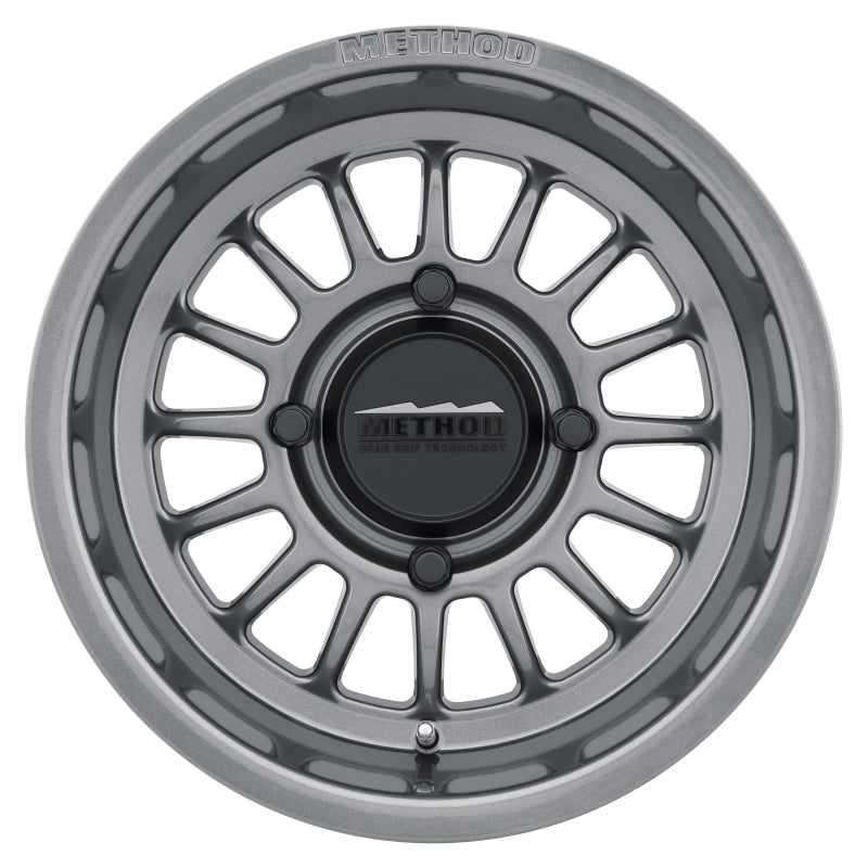 Method Wheels Method MR411 Bead Grip 15x10 / 6+4/25mm Offset / 4x136 / 106.25mm CB Gloss Titanium Wheel