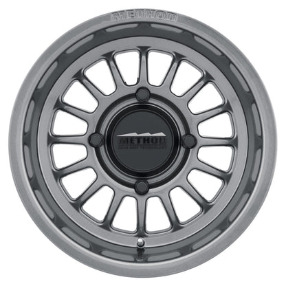 Method Wheels Method MR411 Bead Grip 15x7 / 5+2/38mm Offset / 4x136 / 106.25mm CB Gloss Titanium Wheel