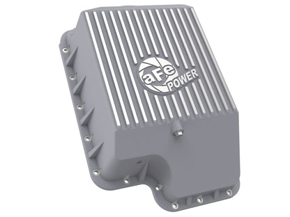 aFe Transmission Pan (Raw); Ford Diesel Trucks 03-10 V8-6.0/6.4L (td)