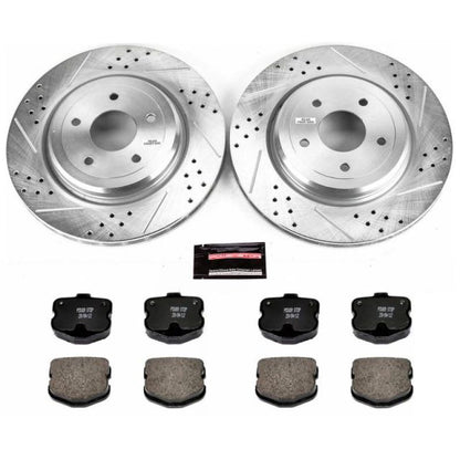 PowerStop Power Stop 06-13 Chevrolet Corvette Rear Z23 Evolution Sport Brake Kit