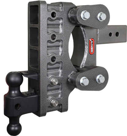 GEN-Y Hitch Gen-Y The Boss Torsion-Flex 3in Shank 9in Drop 32K Hitch w/GH-0161 Dual-Ball/GH-0162 Pintle Lock