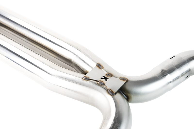 Kooks Headers Kooks 2015+ Ford Mustang GT350 5.2L 3in x 2-3/4in Cat SS X-Pipe Kooks HDR Req