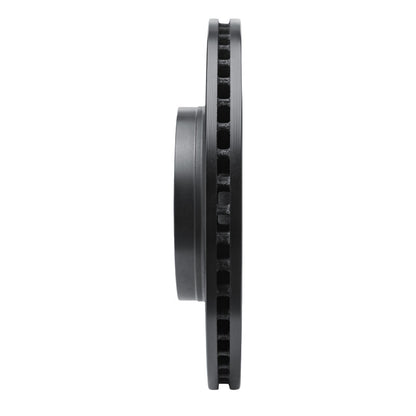 R1 Concepts R1 18-25 Jeep Gladiator Front Right Drilled & Slotted Black Brake Rotor