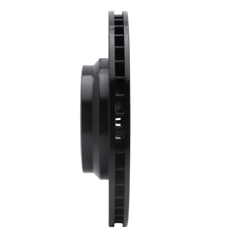 R1 Concepts R1 07-15 BMW 335I xDrive Front Left Drilled & Slotted Black Brake Rotor