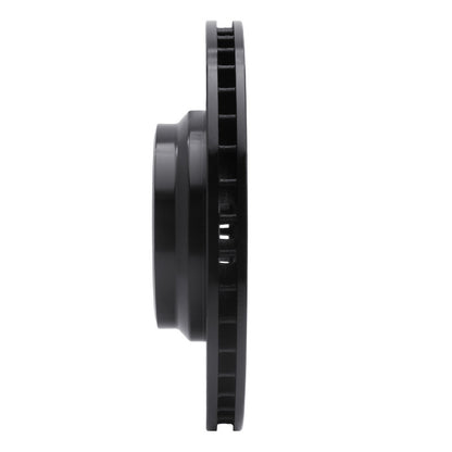 R1 Concepts R1 07-15 BMW 335I xDrive Front Left Drilled & Slotted Black Brake Rotor