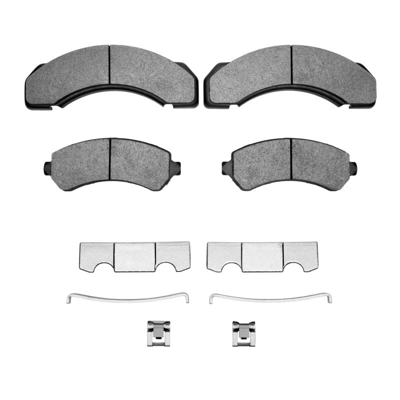 R1 Concepts R1 1973-2000 Chevrolet P30 Front/Rear R1 Semi Met Pads & Hardware Kit