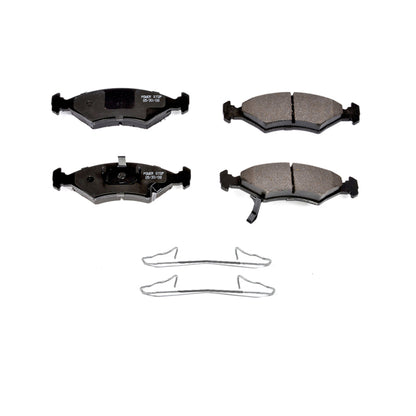 PowerStop Power Stop 94-00 Kia Sephia Front Z17 Evolution Ceramic Brake Pads w/Hardware