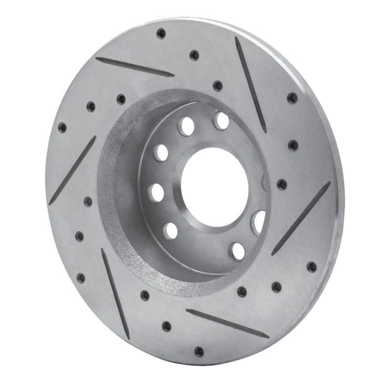 R1 Concepts R1 82-82 Buick SKYHAWK Front Left Drilled & Slotted Silver Brake Rotor