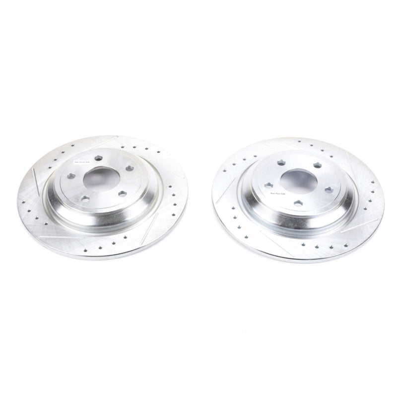 PowerStop Power Stop 16-18 Ford Focus Rear Evolution Drilled & Slotted Rotors - Pair