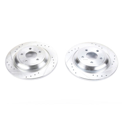 PowerStop Power Stop 16-18 Ford Focus Rear Evolution Drilled & Slotted Rotors - Pair