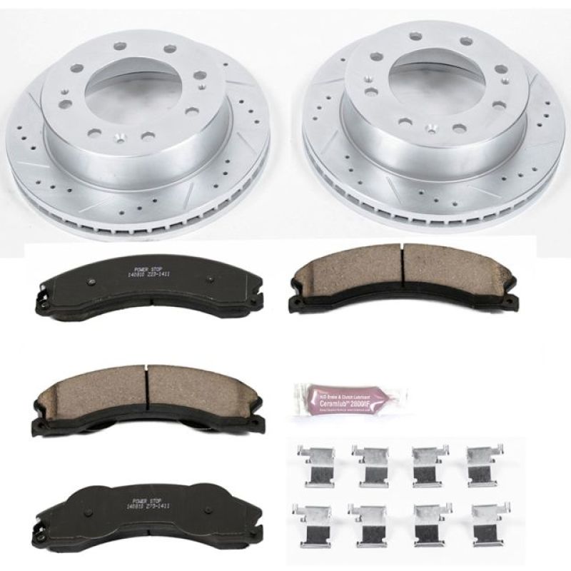 PowerStop Power Stop 2011 GMC Sierra 3500 HD Front Z23 Evolution Brake Kit