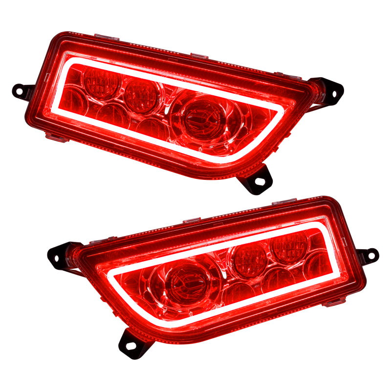 ORACLE Lighting Oracle 14-21 POLARIS RZR 1000 XP Headlight Halo Kit - ColorSHIFT