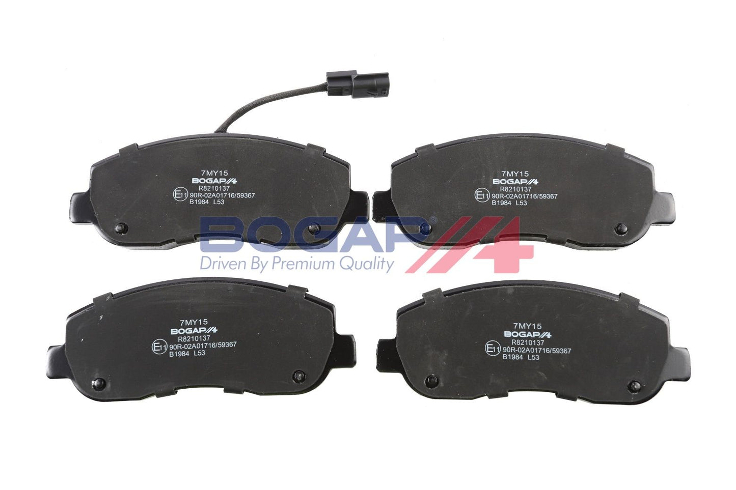 BOGAP R8210137 Brake Pad Set, Disc Brake