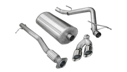 CORSA Performance Corsa 2011-2013 Chevrolet Silverado Crew Cab/Short Bed 1500 6.2L V8 Polished Sport Cat-Back Exhaust