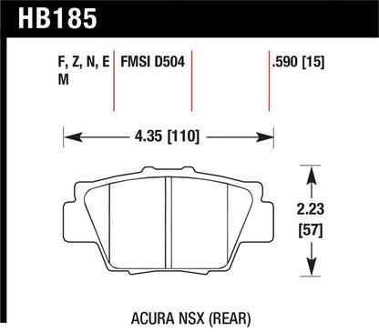Hawk Performance Hawk HP+ Street Brake Pads