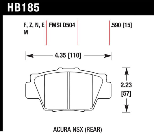Hawk Performance Hawk HP+ Street Brake Pads