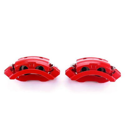 PowerStop Power Stop 2007 Ford E-150 Rear Red Calipers w/Brackets - Pair