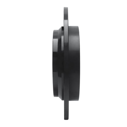 R1 Concepts R1 98-00 Volvo S70 Rear Right Drilled & Slotted Black Brake Rotor