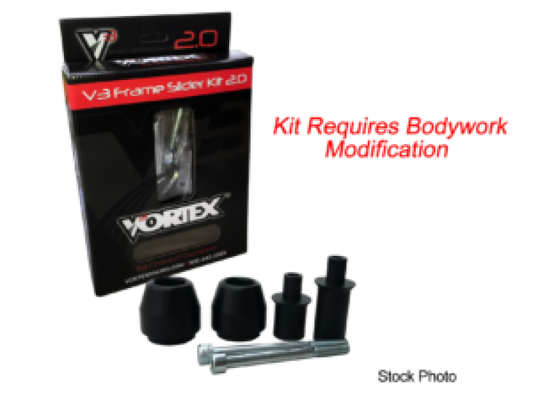 Vortex Racing 99-07 Suzuki GSX-R 1300 Hayabusa V3 2.0 Frame Slider Kit- Modification Required