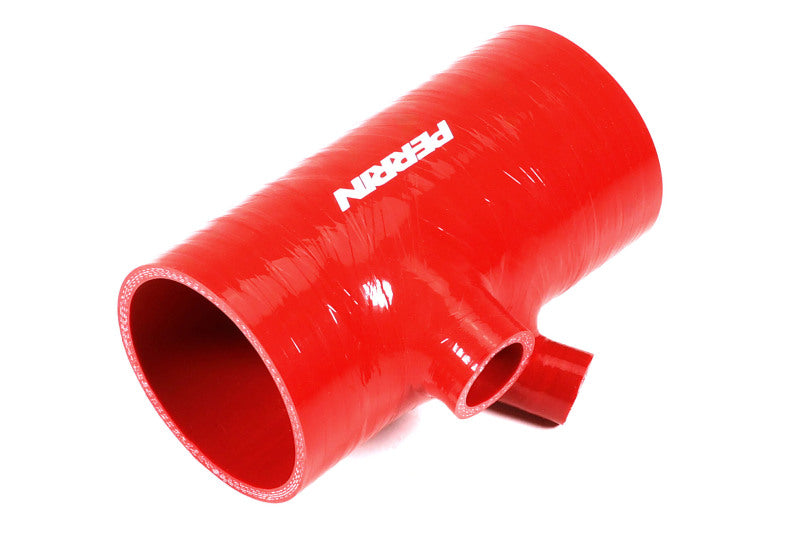 Perrin Performance PERRIN 22-26 Subaru WRX / 20-25 LGT & OBXT Turbo Inlet Hose w/Turbo Adapter Flange (Short) - Red