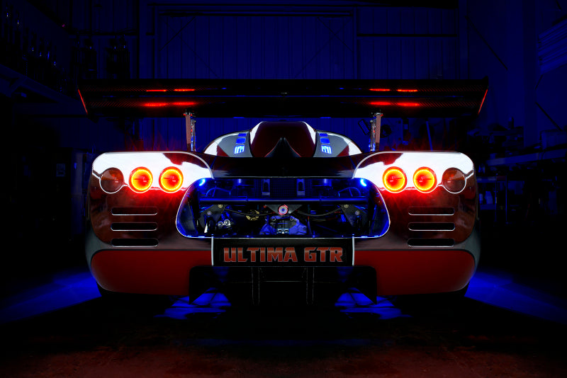 ORACLE Lighting Oracle Ultima GTR LED Waterproof Tail Light Halo Kit - 4 Rings - Red
