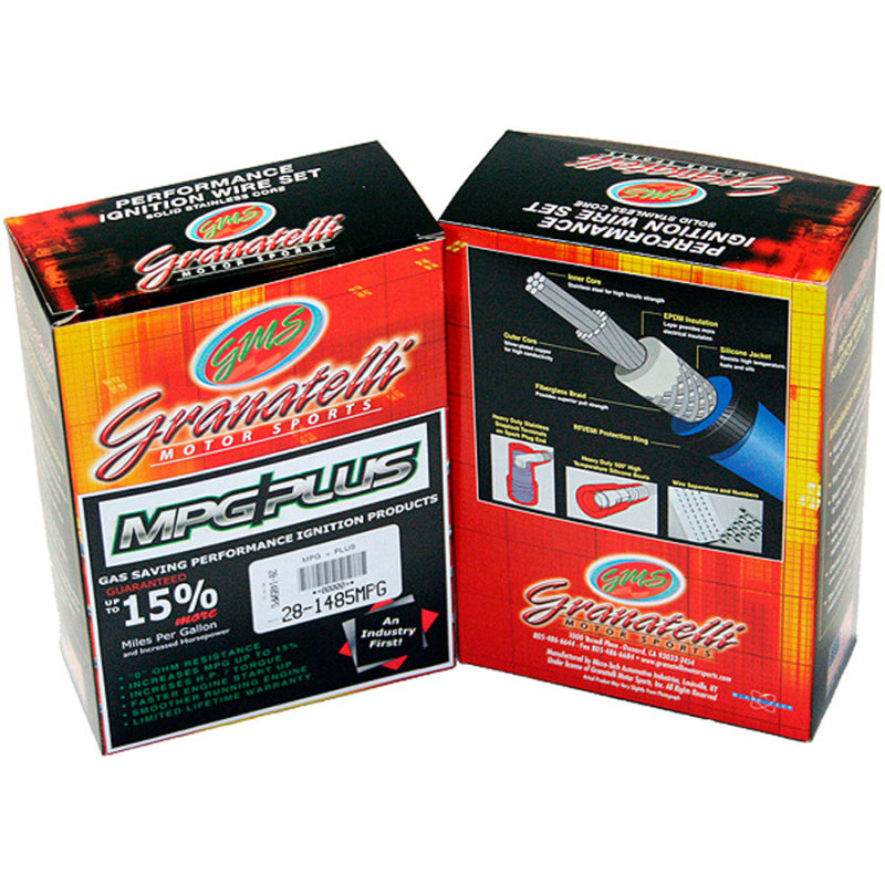 Granatelli Motor Sports Granatelli 87-93 Ford Mustang 5.0L Performance Wire Set - Blue