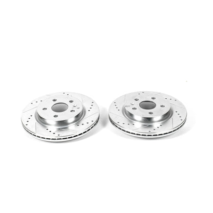 PowerStop Power Stop 2010 Buick Allure Rear Evolution Drilled & Slotted Rotors - Pair