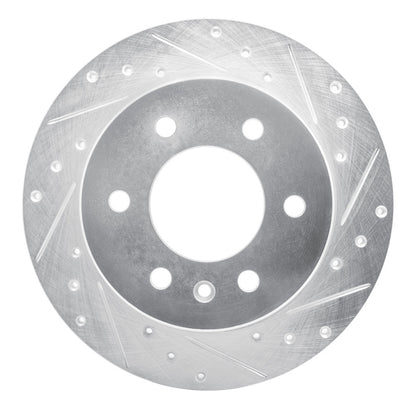 R1 Concepts R1 06-18 Dodge Sprinter 3500 Rear Right Drilled & Slotted Silver Brake Rotor