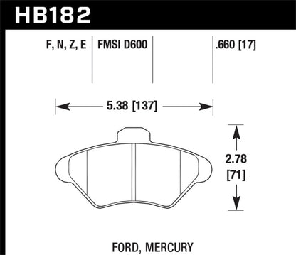Hawk Performance Hawk HP+ Street Brake Pads