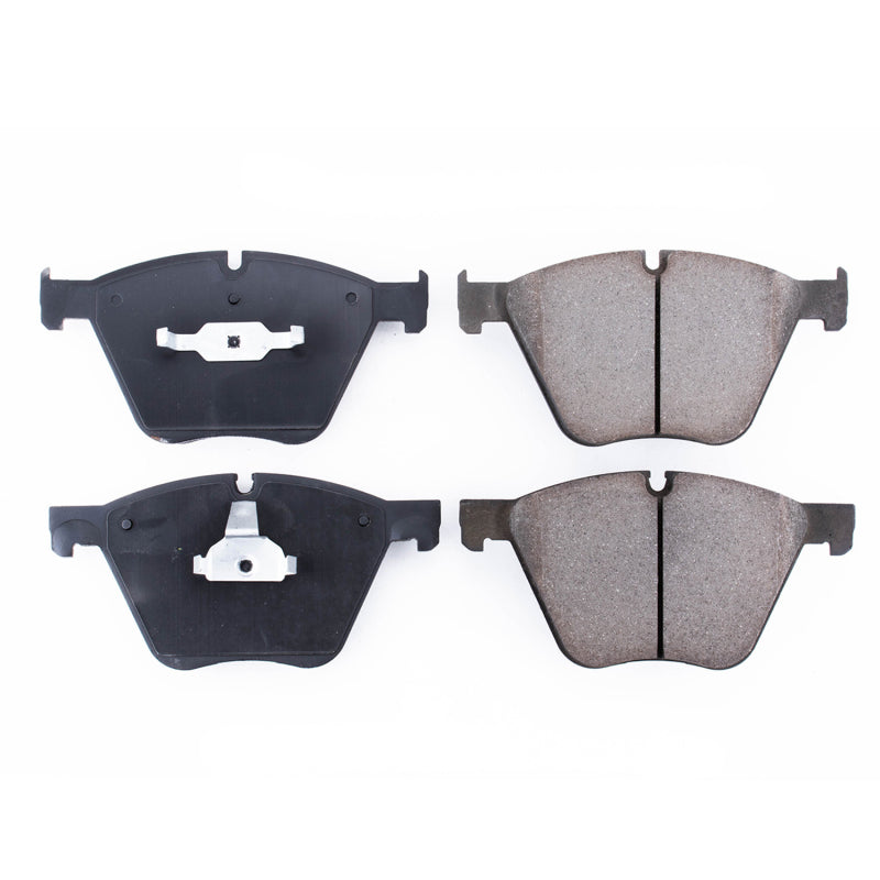 PowerStop Power Stop 2010 BMW 550i GT xDrive Front Z17 Evo Ceramic Brake Pad w/Hardware