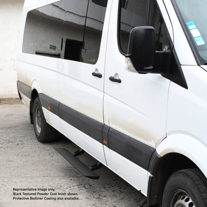 Go Rhino RealTruck 13-18 MB Sprinter 2500/3500 Van 3dr VoltStep Electric Running Board Kit - Bedliner Coat
