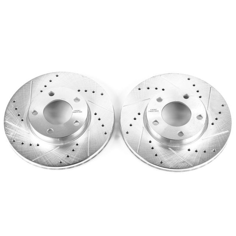 PowerStop Power Stop 04-13 Mazda 3 Front Evolution Drilled & Slotted Rotors - Pair