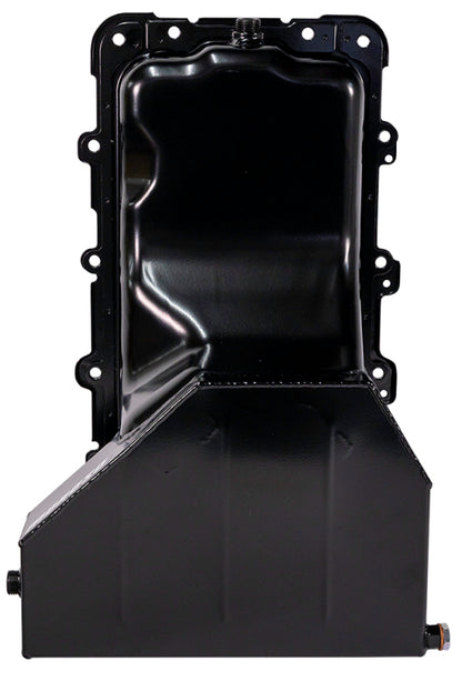 Moroso Ford 4.6/5.4L (w/Rear Sump) Road Race Baffled Wet Sump 8qt 6.5in Steel Oil Pan