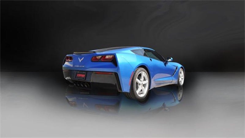 CORSA Performance Corsa 2017-2019 Chevy Corvette Z06 3in Axle Back Exhaust Black Quad 4.5in Tip (Xtreme)