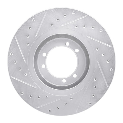 R1 Concepts R1 96-06 Hummer H1 Front Right Rear Right Drilled & Slotted Silver Brake Rotor