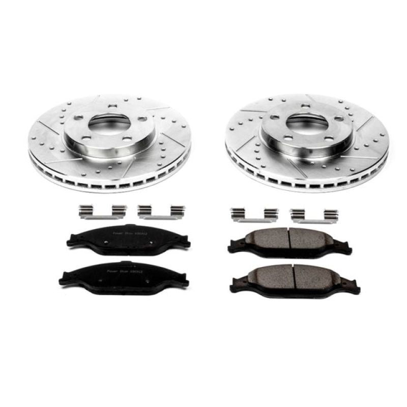 PowerStop Power Stop 99-04 Ford Mustang Front Z23 Evolution Sport Brake Kit