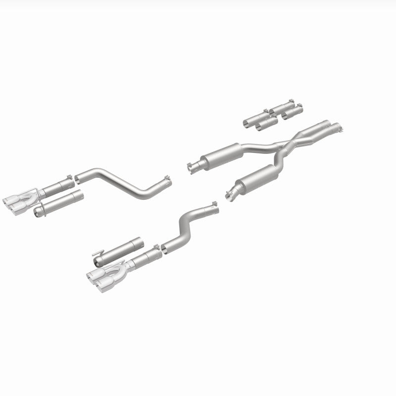 MagnaFlow 2017+ Dodge Challenger 409 SS Polished 3in Quad Tips Cat-Back Exhaust