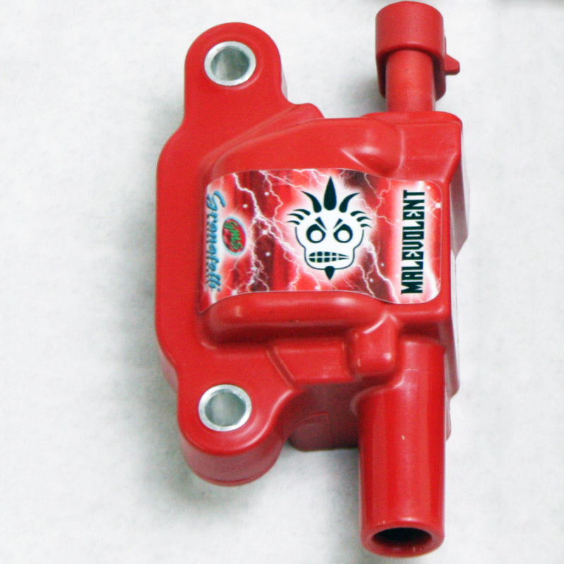 Granatelli Motor Sports Granatelli 05-17 GM LS1/LS2/LS3/LS4/LS5/LS6/LS7/LS9/LSA Malevolent Coil Packs - Red (Single)