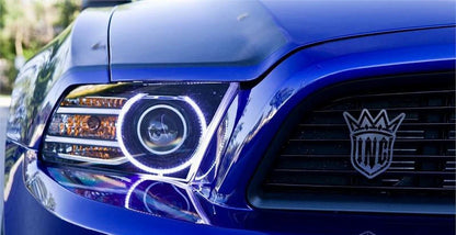 ORACLE Lighting Oracle 13-14 Ford Mustang LED Projector Headlight Halo Kit - Green