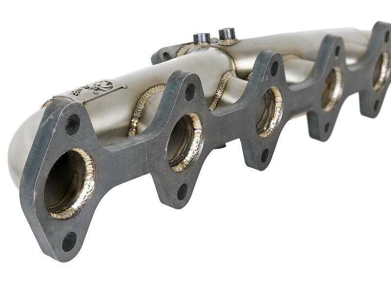 aFe Twisted Steel Header Turbo Manifold (T4) 98.5-02 Dodge Diesel Trucks L6 5.9L (td)