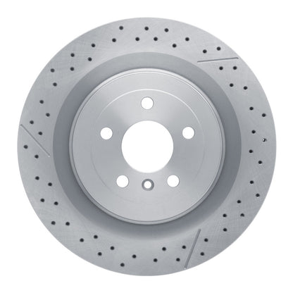 DFC 12-19 Mercedes-Benz GLE63 AMG Rear Drilled and Slotted Brake Rotor
