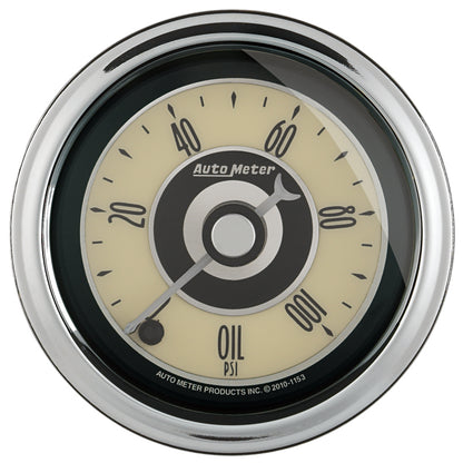 Autometer Cruiser Ad 2-1/16in Full Sweep Electric 0-100 PSI Oil Pressure Gauge