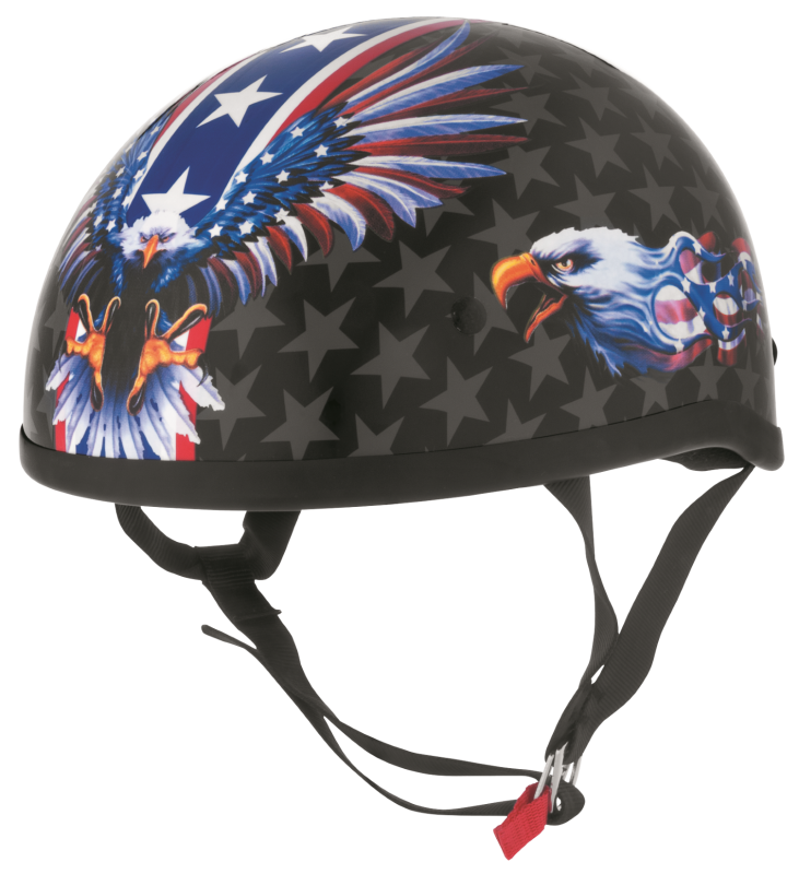 Bikers Choice Skid Lids Flame Eagle Original Helmet - Small