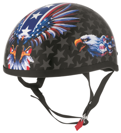 Bikers Choice Skid Lids Flame Eagle Original Helmet - Medium