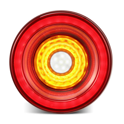 AlphaRex 10-15 Ferrari 458 NOVA-Series Prismatic LED Tail Lights Red Clear