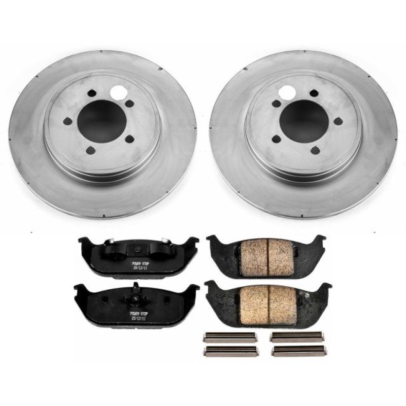 PowerStop Power Stop 03-05 Lincoln Aviator Rear Z17 Evolution Geomet Coated Brake Kit