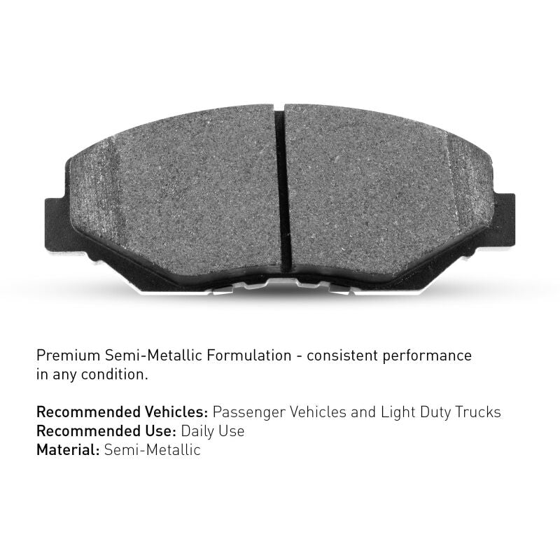 R1 Concepts R1 05-16 Mini Cooper Countryman Rear Semi Met Brake Pads